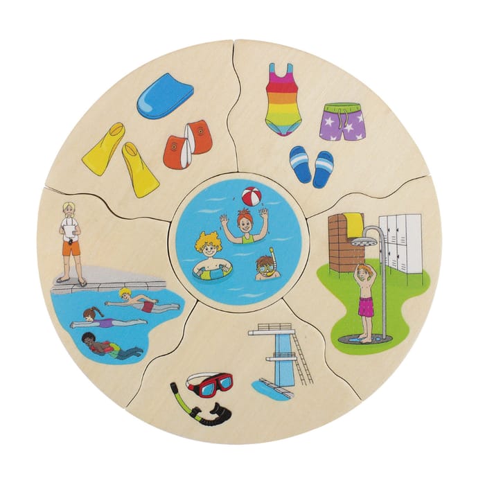 Matching Puzzles - Hobbies (Set of 6)