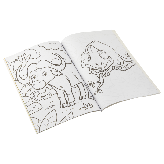 Colouring & Activity Book - Jungle, 64 pages