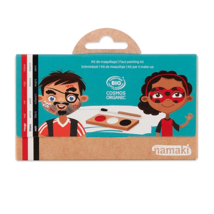 Face Paint with 3 Colours - Pirate & Ladybug