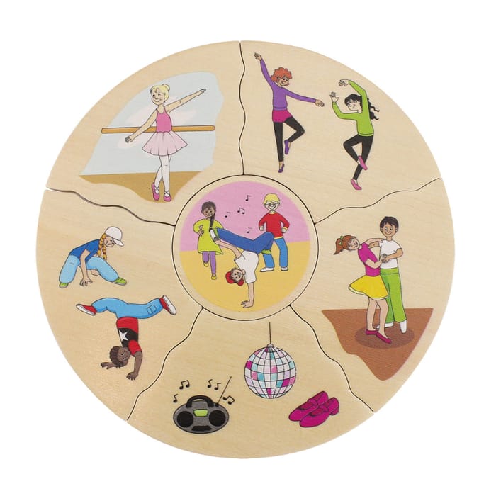 Matching Puzzles - Hobbies (Set of 6)