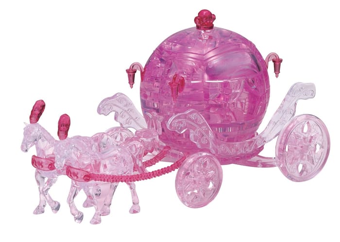 3D Crystal Puzzle - Royal Coach, 67 pcs