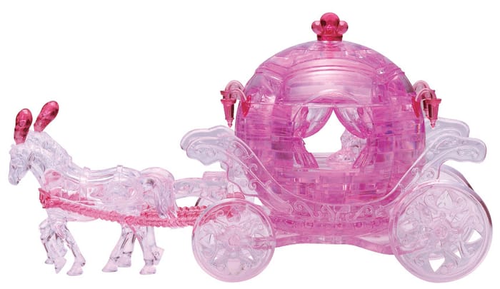 3D Crystal Puzzle - Royal Coach, 67 pcs