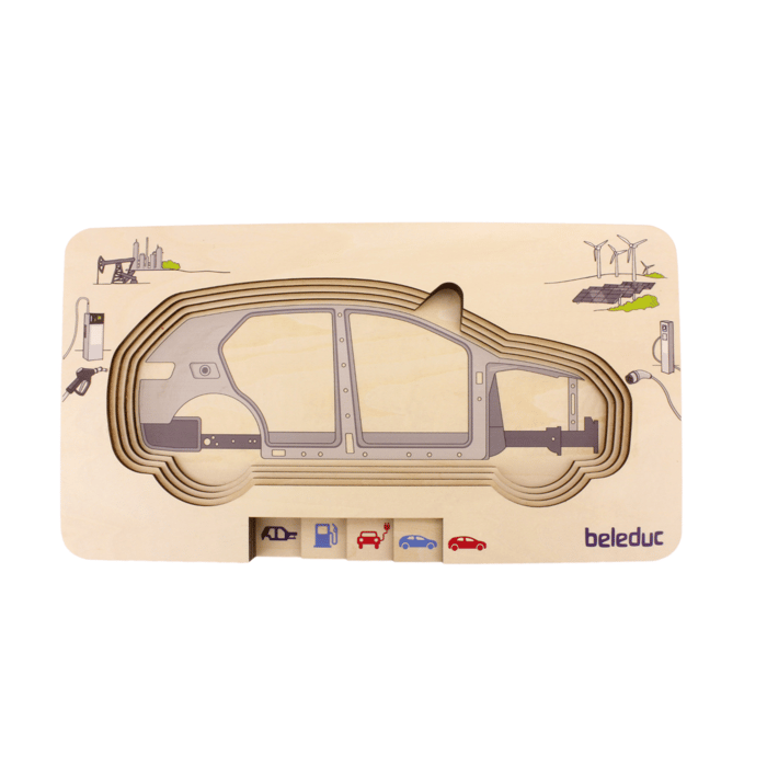 Layered Puzzle - Car
