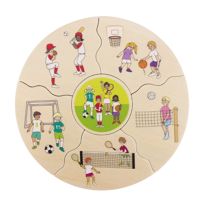 Matching Puzzles - Hobbies (Set of 6)