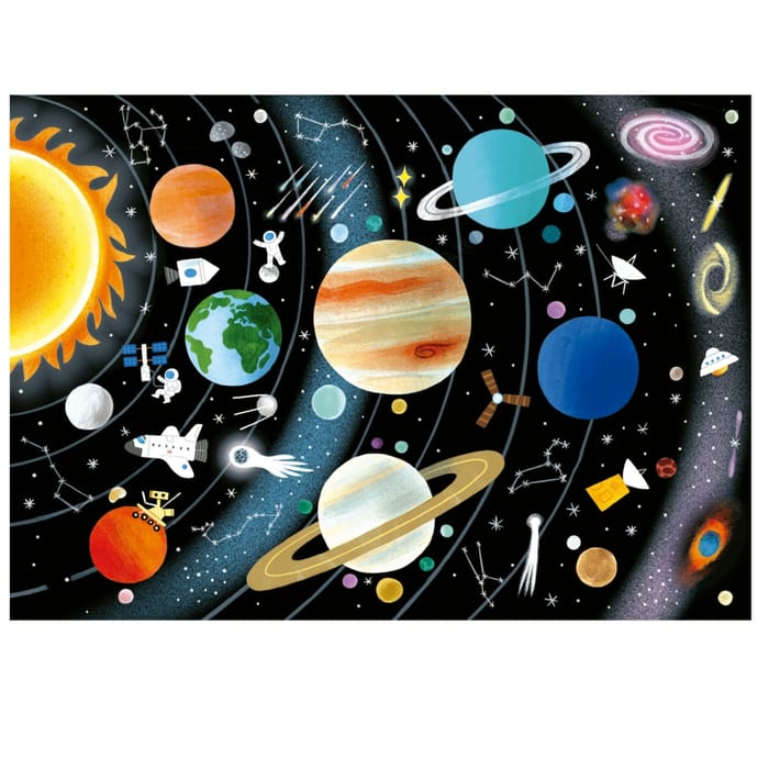 Puzzle with 150 pcs - Solar System