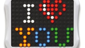 Mosaic Pegboard Peg Brite with LED, 122 pcs