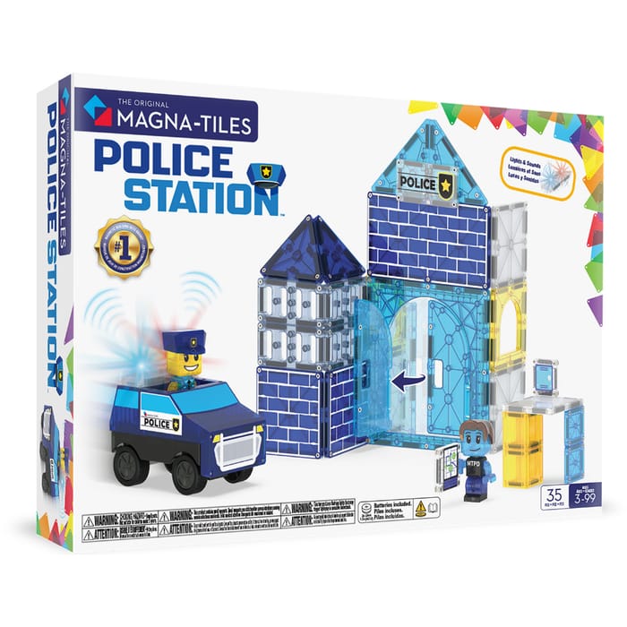 Magna-Tiles | Police Station, 36 pcs