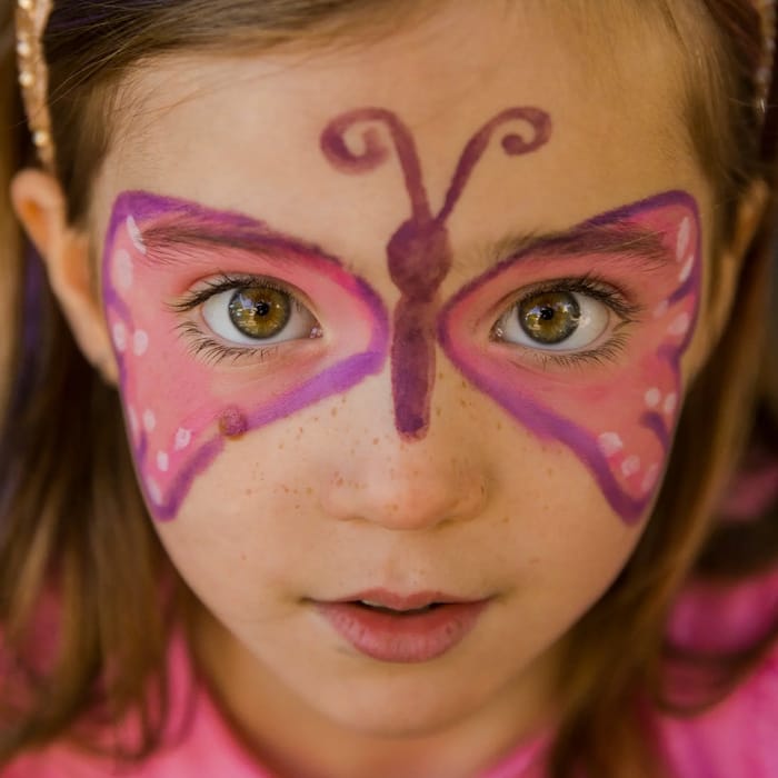 Face Paint with 3 Colours - Fairy & Butterfly