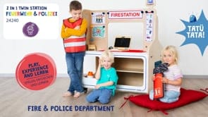 2-in-1 Fire & Police Station