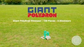 Polydron Giant Set - Dinosaur, 130 pcs