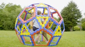 Polydron XL Geo Dome, 62 pcs