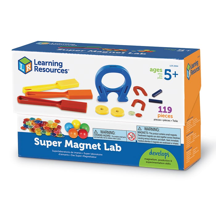 Super Magnet Lab Kit, 119 pcs