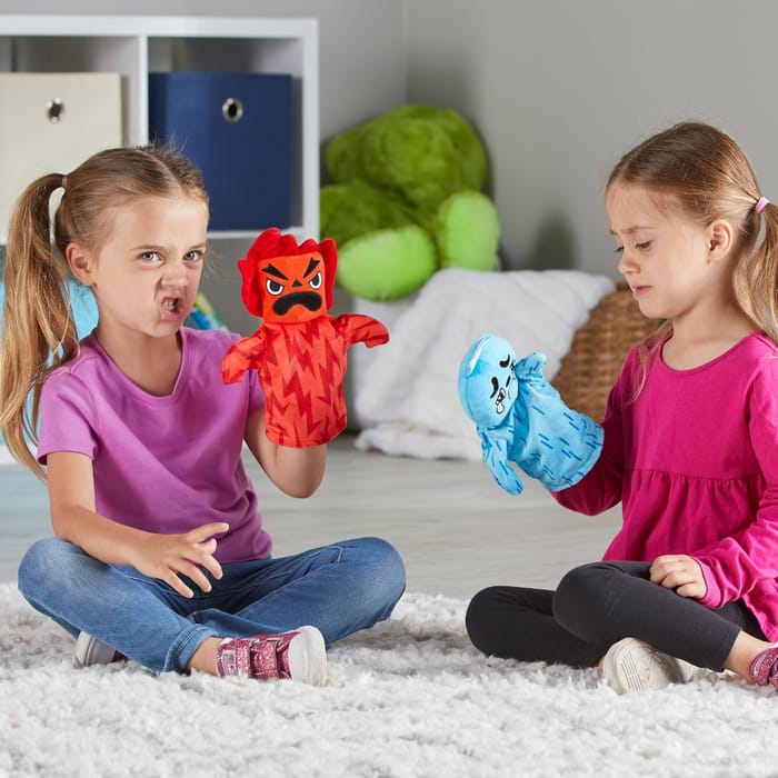 Hand Puppets - Feelings Family, 5 pcs