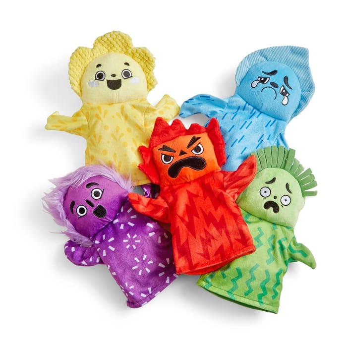 Hand Puppets - Feelings Family, 5 pcs