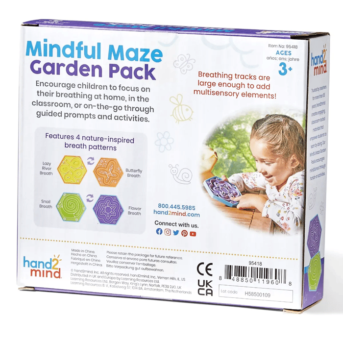 Mindful Maze Tactile Breathing Exerciser - Garden