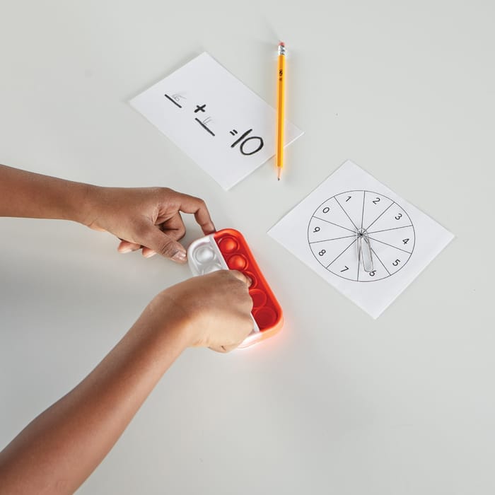 Sensory Bubble Poppers - Count to 10, Set of 6