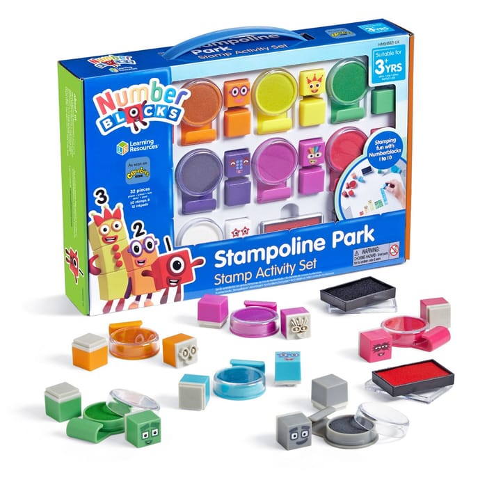 Numberblocks Stampoline Park Stamp Activity Set
