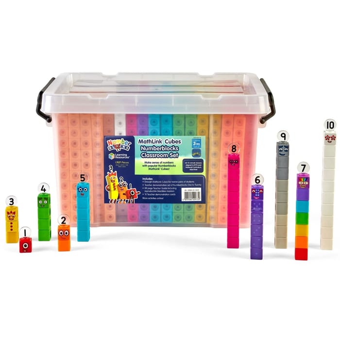 Numberblocks MathLink Cubes Classroom Set