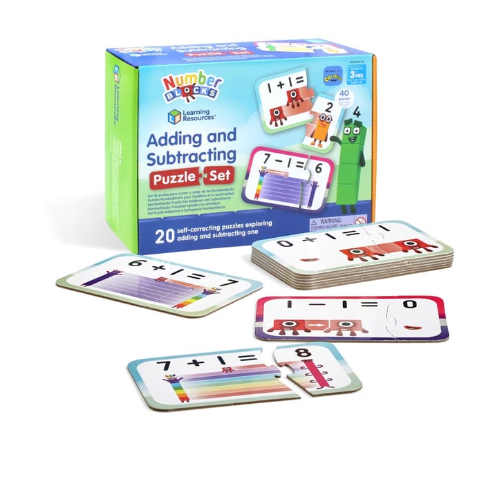 Numberblocks - Adding and Subtracting Puzzle Set
