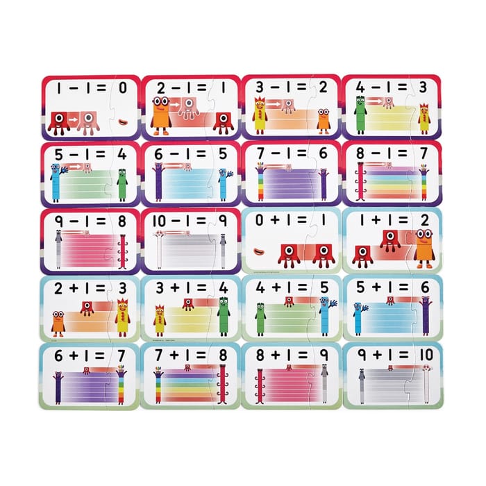 Numberblocks - Adding and Subtracting Puzzle Set