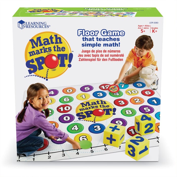 Math Marks the Spot Math Floor Game 122x152 cm