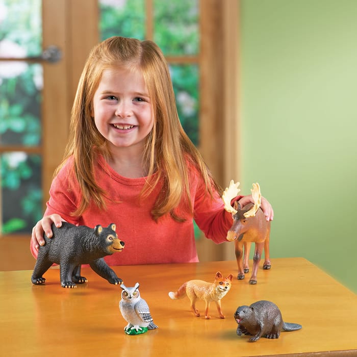 Jumbo Forest Animals, 5 pcs