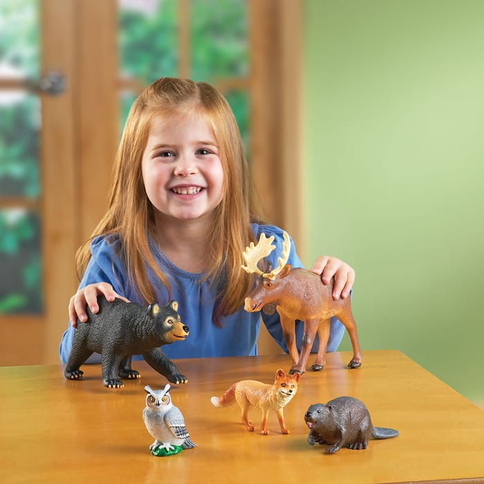Jumbo Forest Animals, 5 pcs