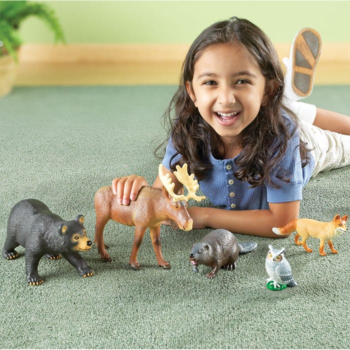 Jumbo Forest Animals, 5 pcs