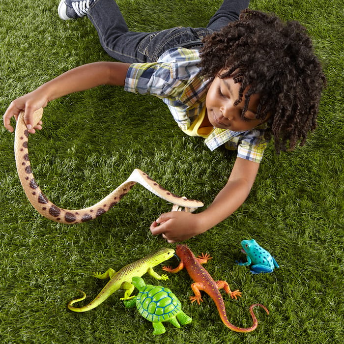 Jumbo Reptiles and Amphibians, 5 pcs