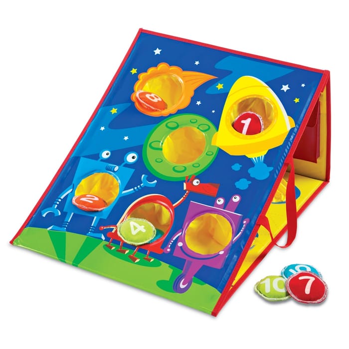 Bean Bag Toss Game - Shapes, Colours & Numbers