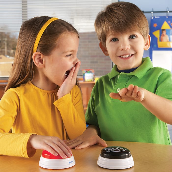 Answer Buzzers - Barnyard Animal Sounds, 4 pcs