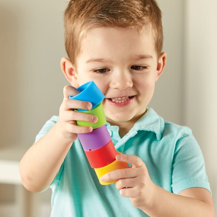 Rainbow Emotions Fidget Poppers, 5 pcs