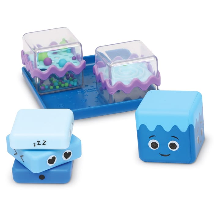 Cool Down Cubes Sensory Fidget Set, 4 pcs