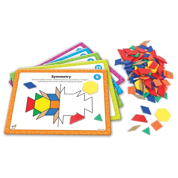 Hands-on Math Pattern Block Activity Set