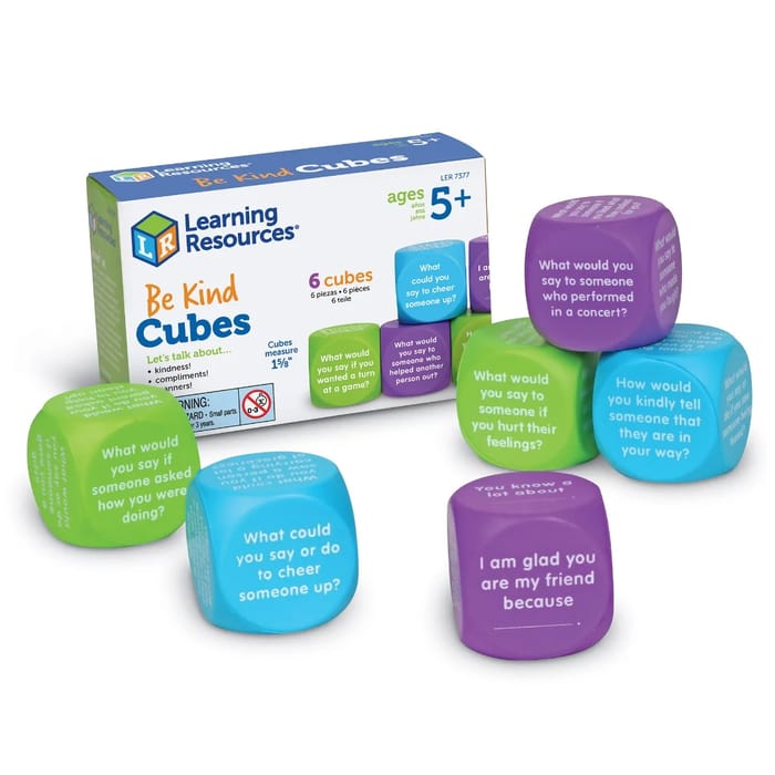 Conversation Cubes (English) - Be Kind, 6 pcs