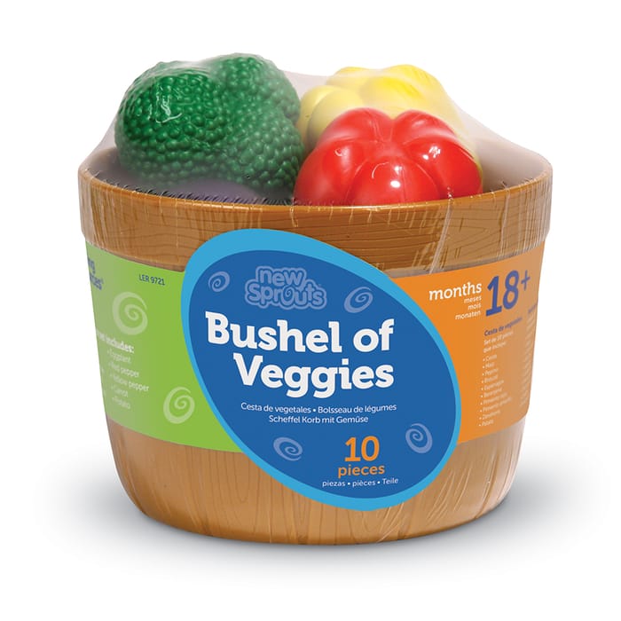 Play Food - Bushel of Veggies, 9 pcs