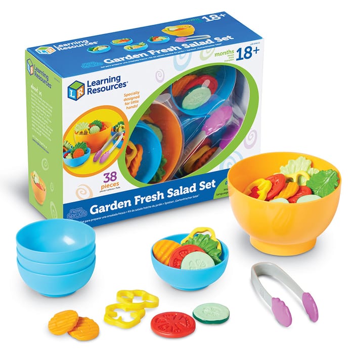 Play Food - Garden Fresh Salad Set, 38 pcs