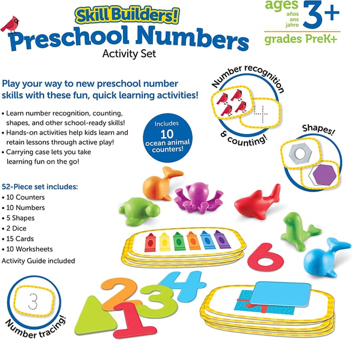 Skill Builders! - Preschool Numbers Activity Set