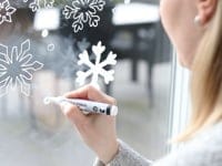 Chalk Markers - White, 3 pcs