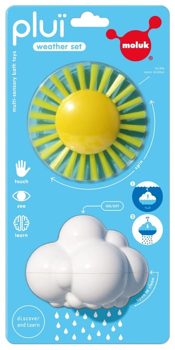 Pluï Sensory Set - Rain Cloud & Sunny Brush