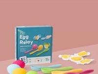 Egg Party Egg-and-Spoon Race