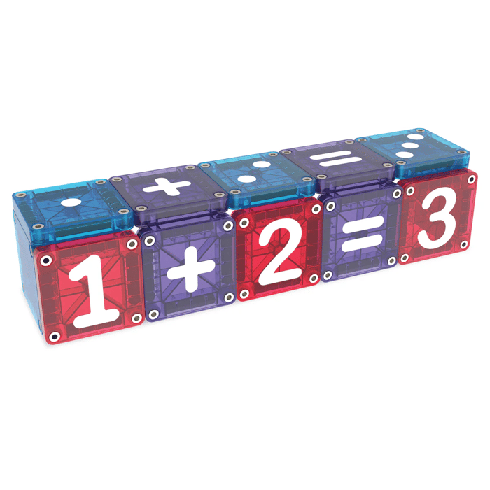 Magna-Tiles | microMAGS Learn Numbers, 56 pcs
