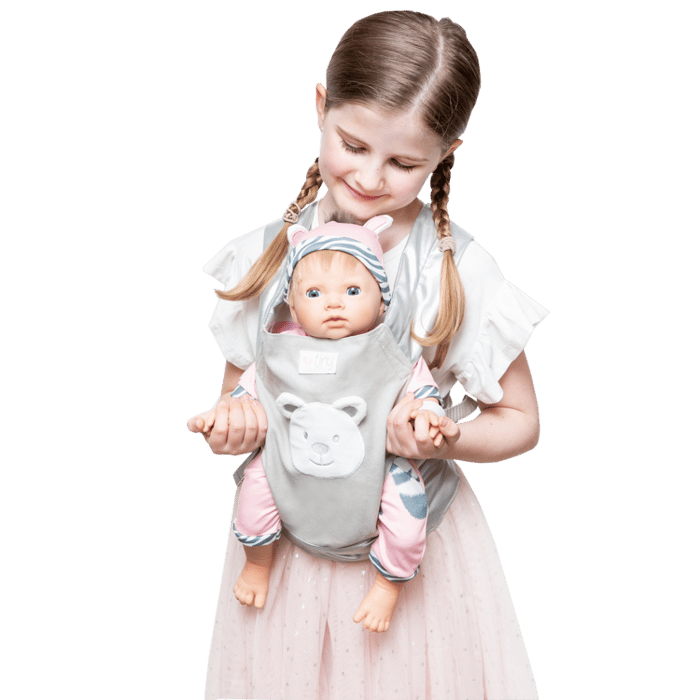 Doll Accessories - Fabric Baby Carrier, 45 cm