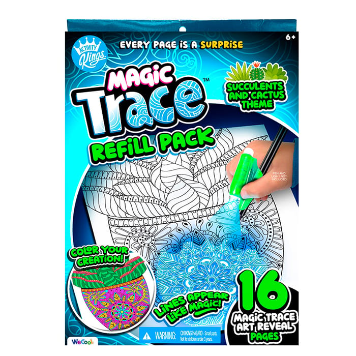 Magic Trace Refill Pages - Succulents, 16 pcs