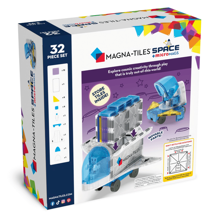 Magna-Tiles | Space, 32 pcs