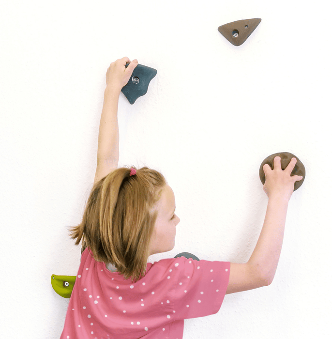 Climbing Holds (incl. Screws), 10 pcs