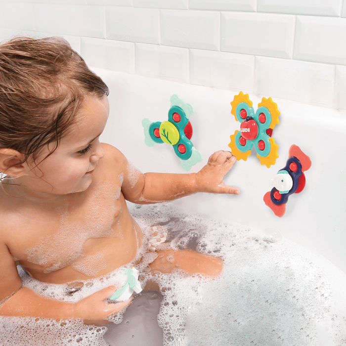 Baby Spinners with Suction Cup, 3 pcs