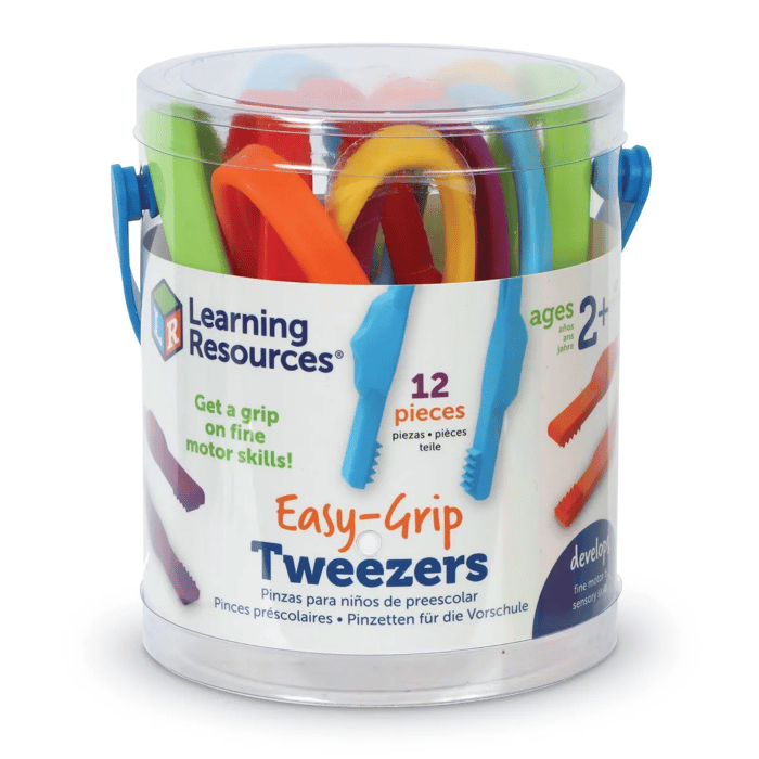 Easy-Grip Tweezers, Set of 12