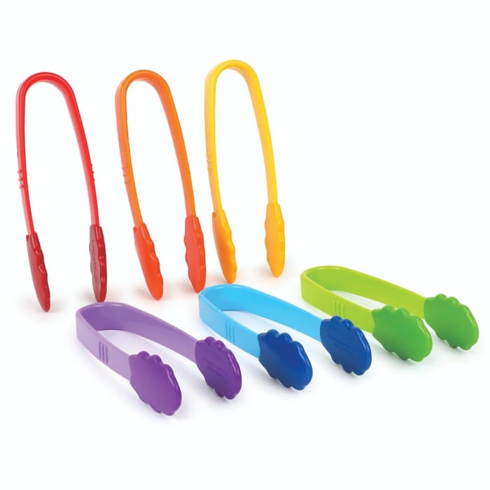 Flex-Grip Tongs, Set of 6