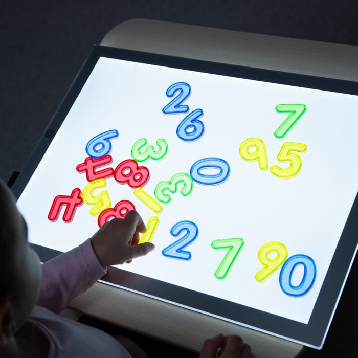 Translucent Numbers 0-9, 20 pcs
